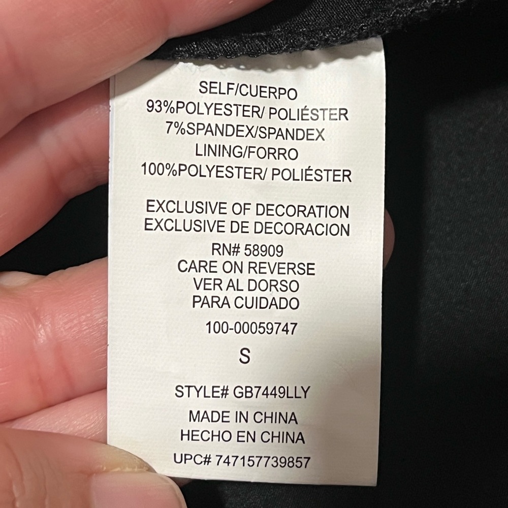 GB Little Black Mini Dress - Size Small - Picture 12 of 13